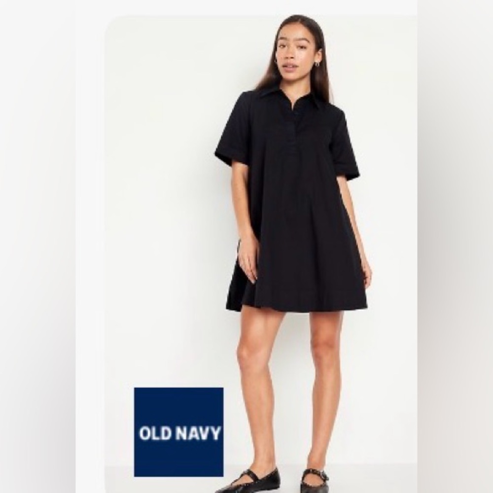 NWT Old Navy Women's Classic Black Mini Dress